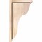 Ekena Millwork Carmel Smooth Corbel w/Backplate, Douglas Fir, 7 1/2"W x 10"D x 18"H COR08X10X18CAR01SDF - alternate 4